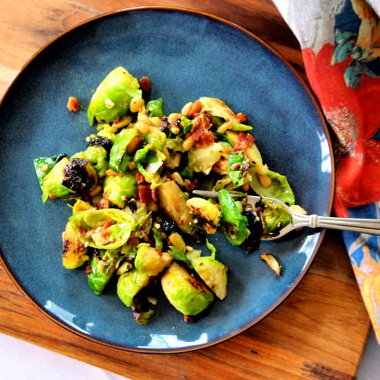 Pan-Seared Brussels Sprouts