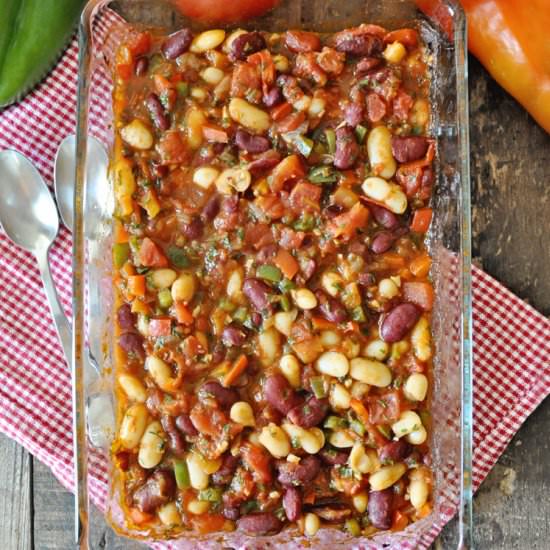 Spanish Baked Beans