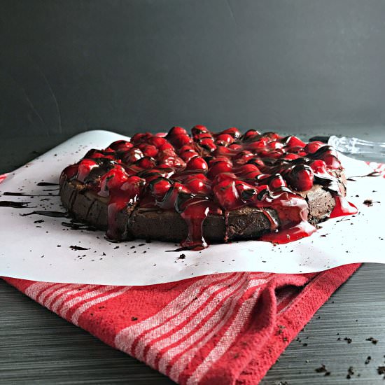 Cherry Chocolate Cheesecake Tart