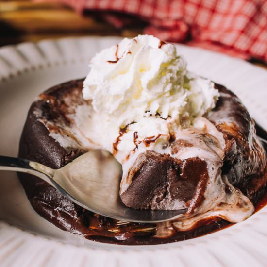 Low Carb Chocolate Lava Cake