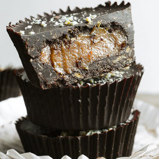 Chocolate Peanut Caramel Crunch Cup