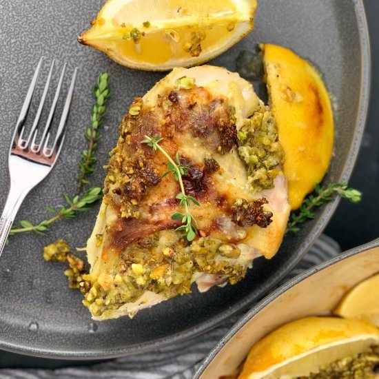 Pistachio Pesto Buttermilk Chicken