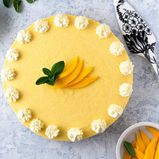 No-Bake Mango Pie