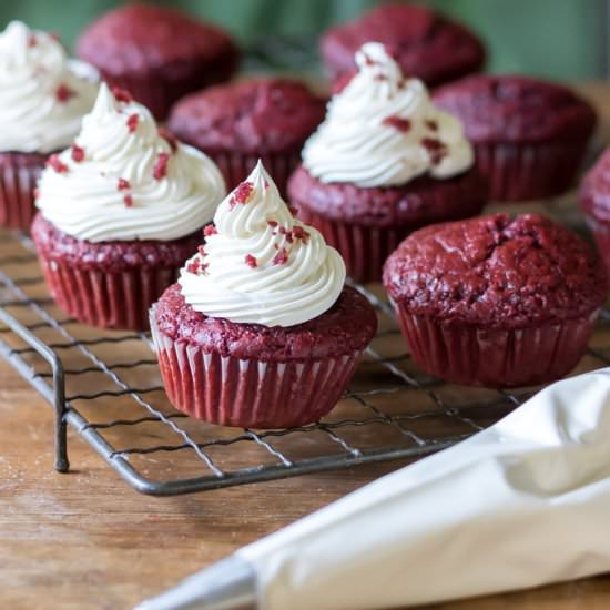 Vegan Red Velvet Cupcakes