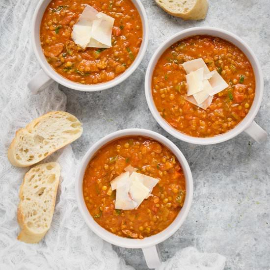 Creole Lentil Soup