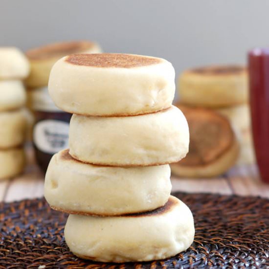 Sourdough English Muffins
