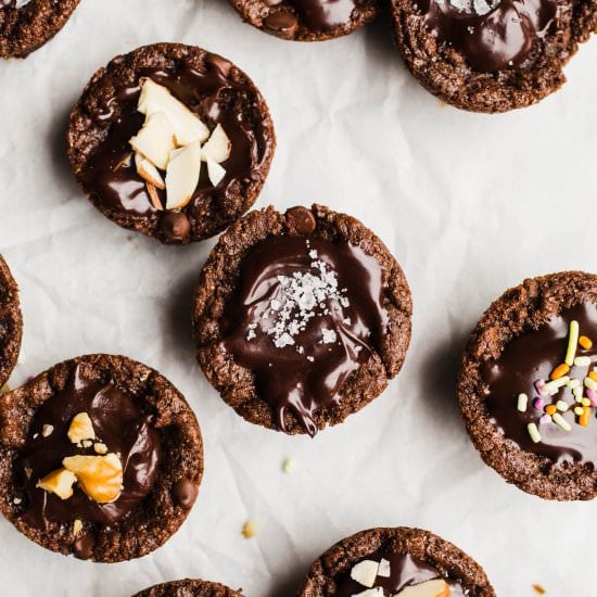 Vegan Gluten-Free Brownie Bites