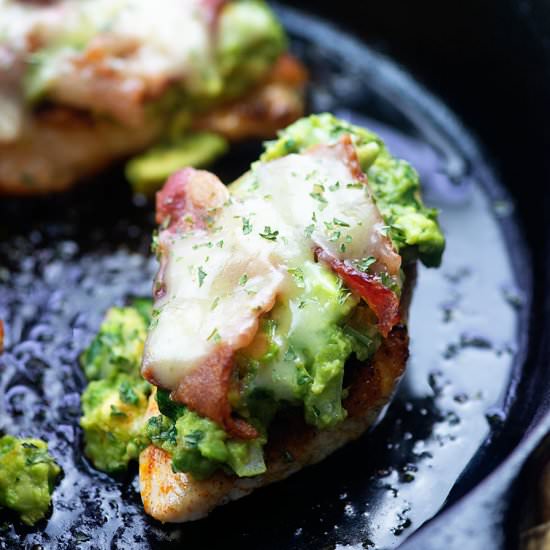 GUACAMOLE CHICKEN MELT