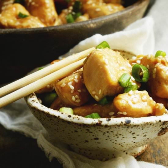 Low-Carb Sesame Chicken