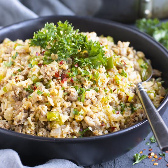 Cauliflower Dirty Rice