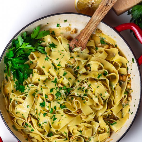 Hazelnut Brown Butter Pappardelle