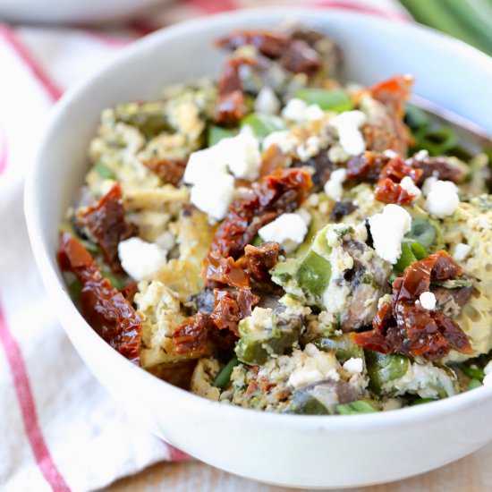 Greek Crockpot Breakfast Casserole