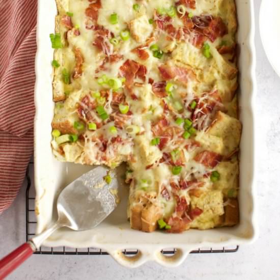 Bacon and Gruyere Egg Casserole