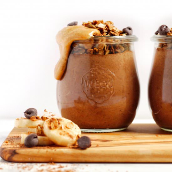 Chocolate PB Chia Seed Pudding