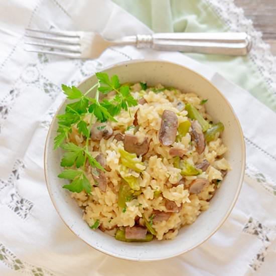 Creamy Mushroom Risotto