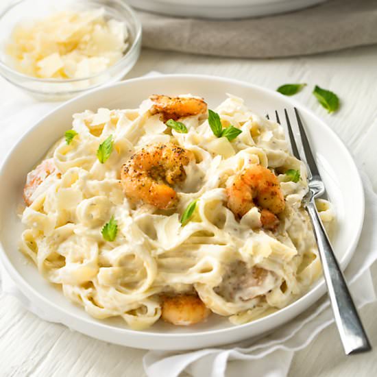 Shrimp Alfredo