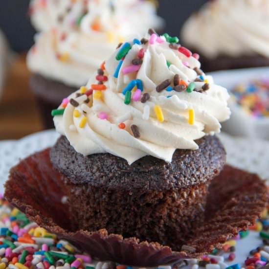 Easy Chocolate Cupcakes