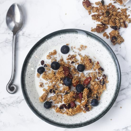 Salted Maple Granola