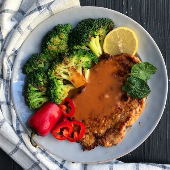 Grilled Chicken With Espagnole