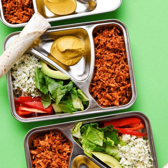 Vegan Burrito Bowl Meal Prep