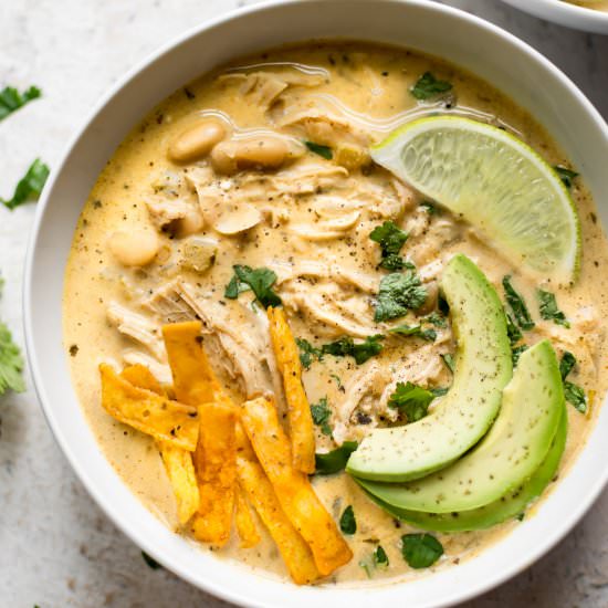 Instant Pot White Chicken Chili