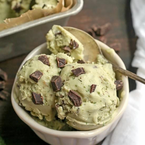 Paleo Mint Chocolate Chip Ice Cream