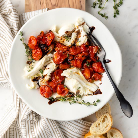 Roasted Tomato Winter Caprese