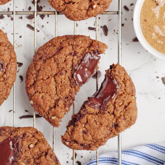 GF Almond Butter Chocolate Cookies