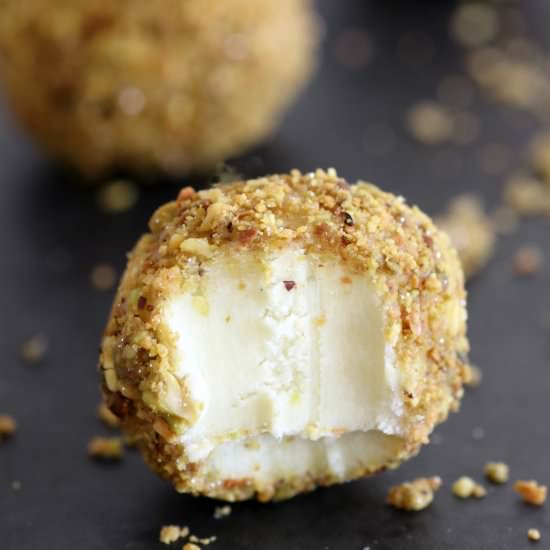 White Chocolate Wasabi Truffles