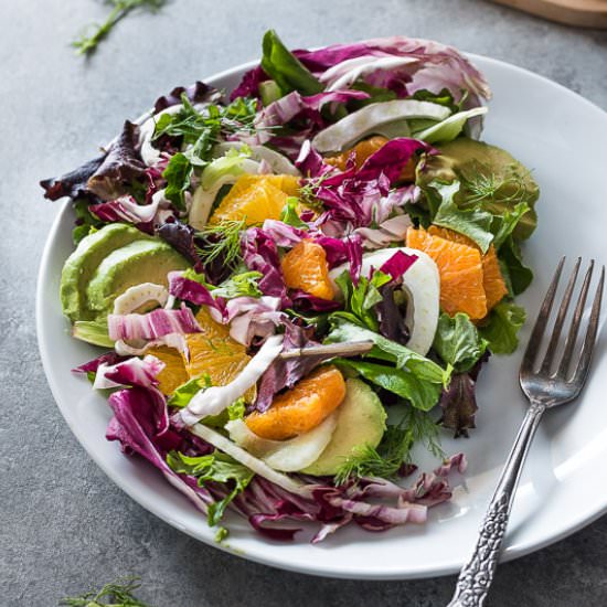 Winter Radicchio Salad