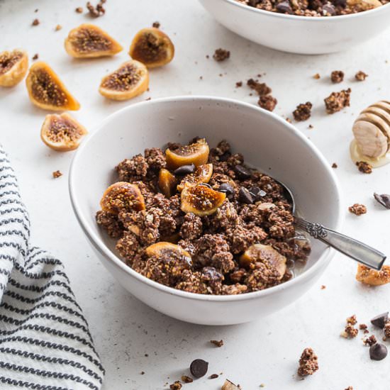 Chocolate Fig Grain-Free Granola