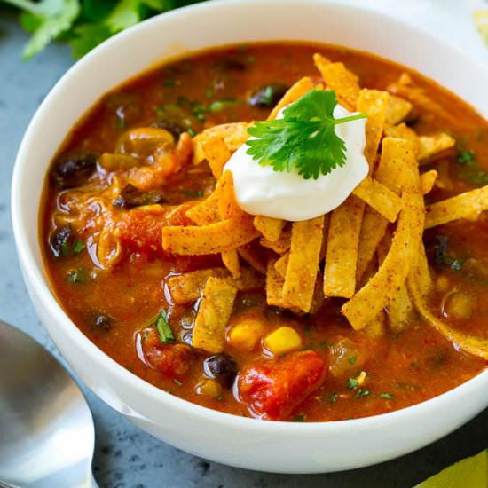 Chicken Enchilada Soup