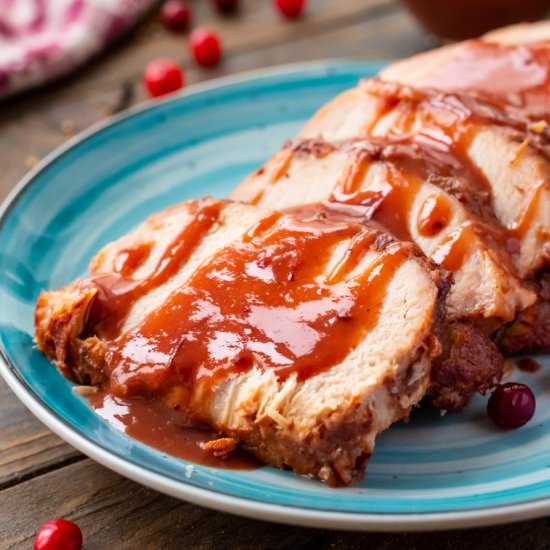 Cranberry Crock Pot Pork Loin