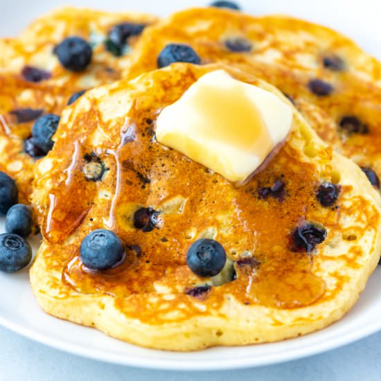 Our Favorite Blueberry Pancakes