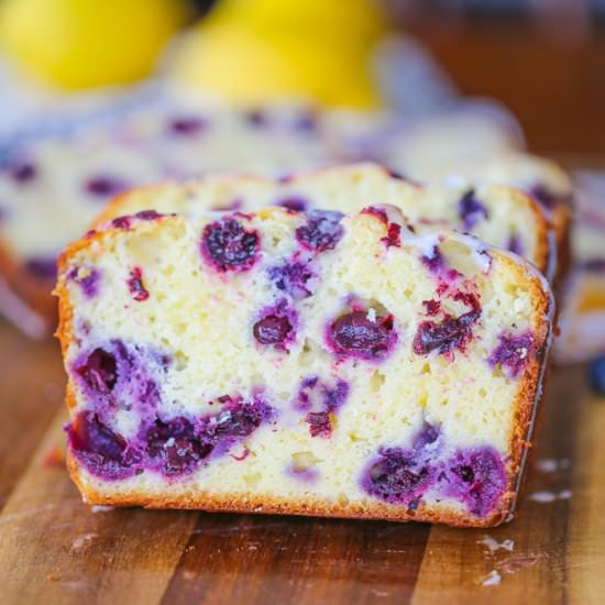 Lemon Blueberry Explosion Loaf