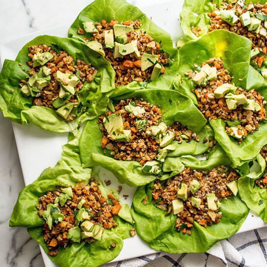 Green Goddess Mexican Lettuce Wraps