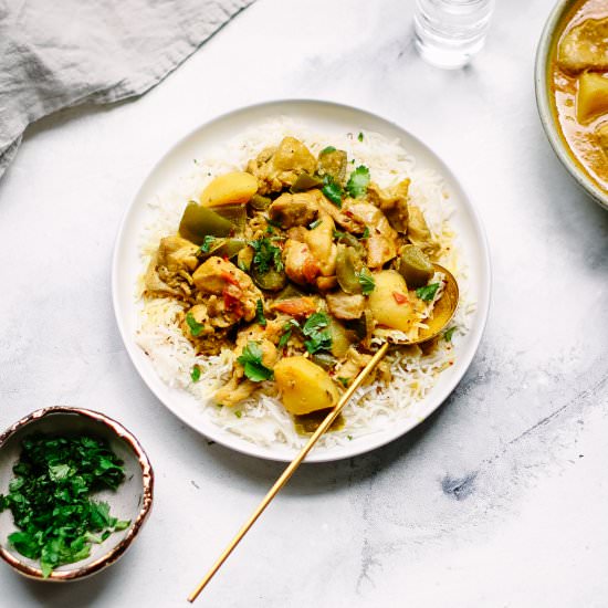 Coconut Chicken Curry with Potatoes