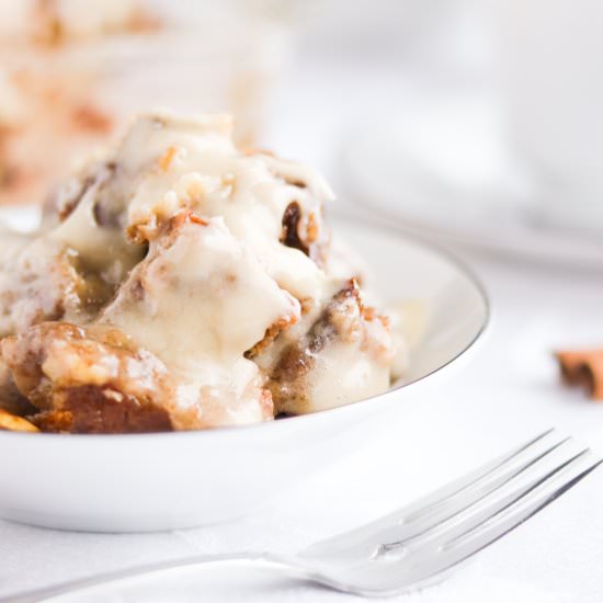 Cinnamon Roll Bread Pudding