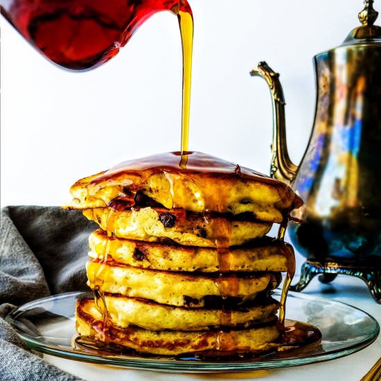 Extra Fluffy Cinnamon Pancakes