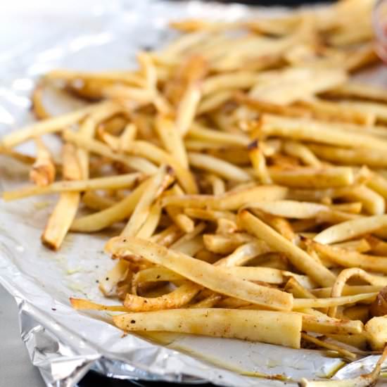 Roasted Parsnip Fries
