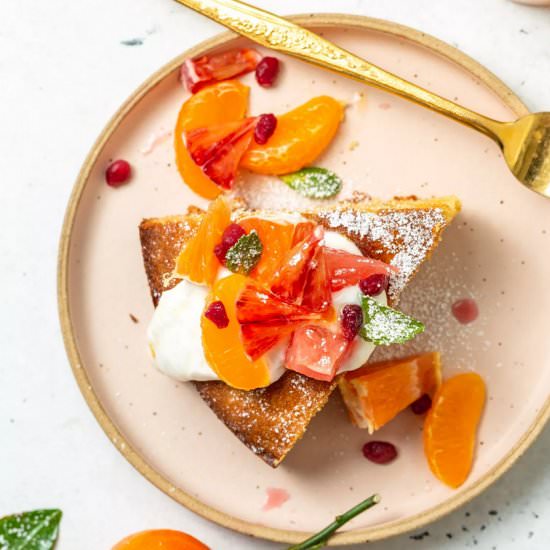 Winter Citrus Almond Cake