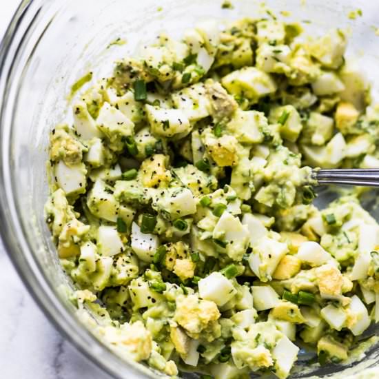 Easy Avocado Egg Salad