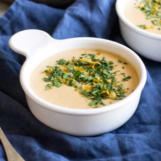 Bacon Cheddar Cauliflower Soup