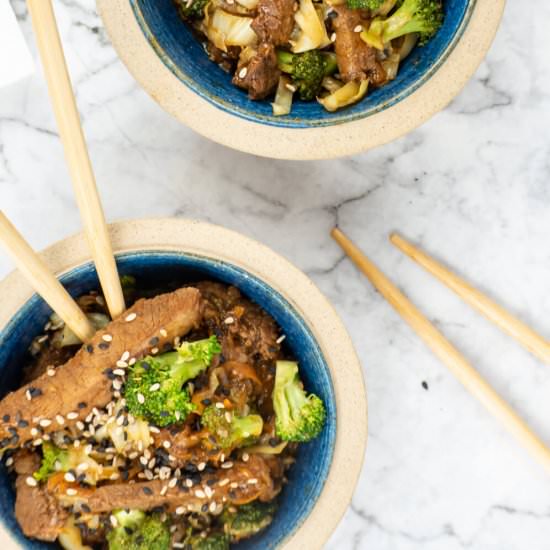 Hoisin Pork and Vegetables