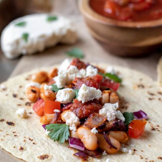 Smoky White Bean Tacos