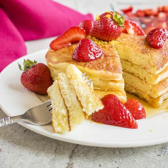 Lemon Ricotta Pancakes