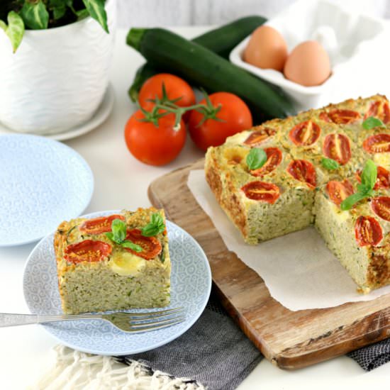 Healthy Pesto Caprese Quinoa Bake