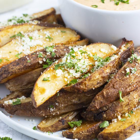 Crispy Baked Potato Wedges