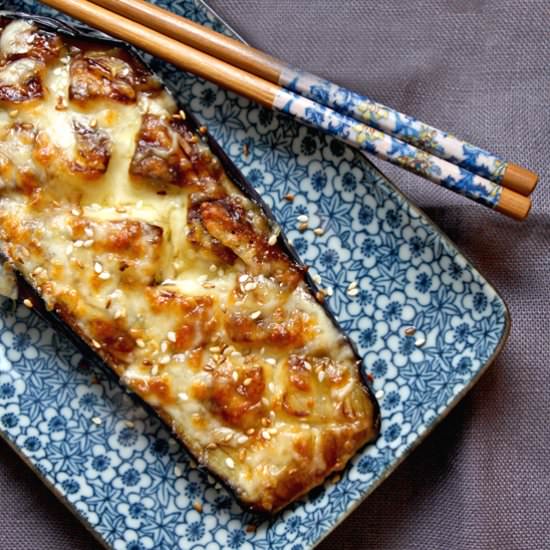 Aubergine dengaku miso