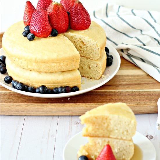 Giant Japanese Rice Cooker Pancakes